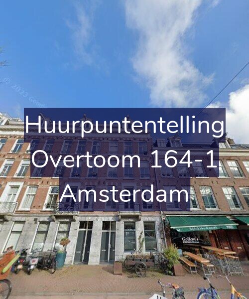 Foto gevel Huurpuntentelling voor Overtoom 164-1, Amsterdam