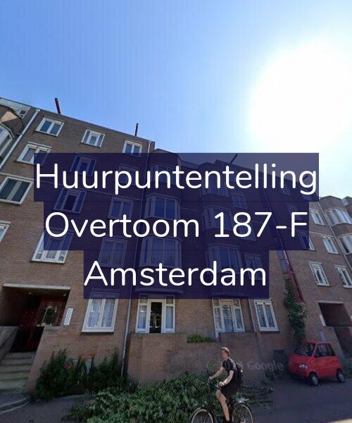 Foto gevel Huurpuntentelling voor Overtoom 187-F, Amsterdam