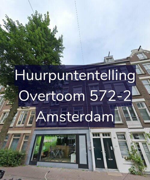 Foto gevel Huurpuntentelling voor Overtoom 572-2, Amsterdam