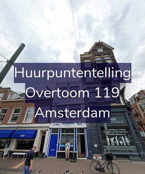 Foto gevel Huurpuntentelling voor Overtoom 119, Amsterdam