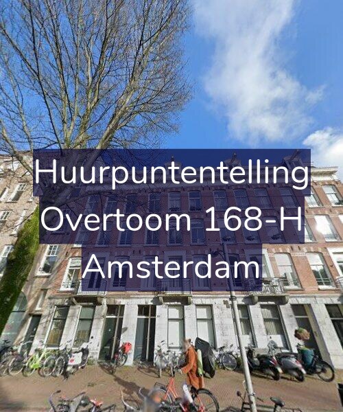 Foto gevel Huurpuntentelling voor Overtoom 168-H, Amsterdam