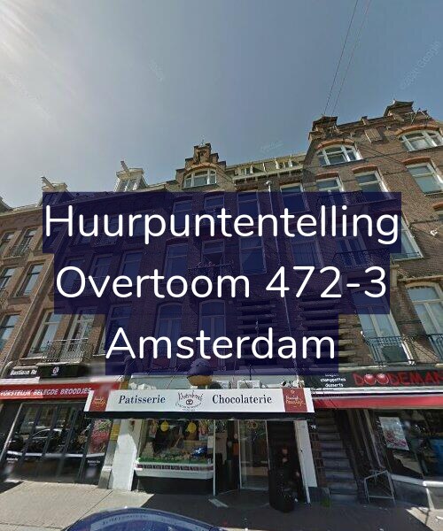 Foto gevel Huurpuntentelling voor Overtoom 472-3, Amsterdam
