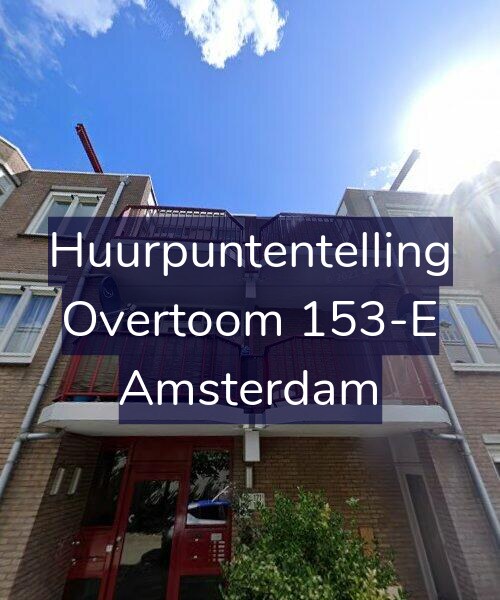 Foto gevel Huurpuntentelling voor Overtoom 153-E, Amsterdam