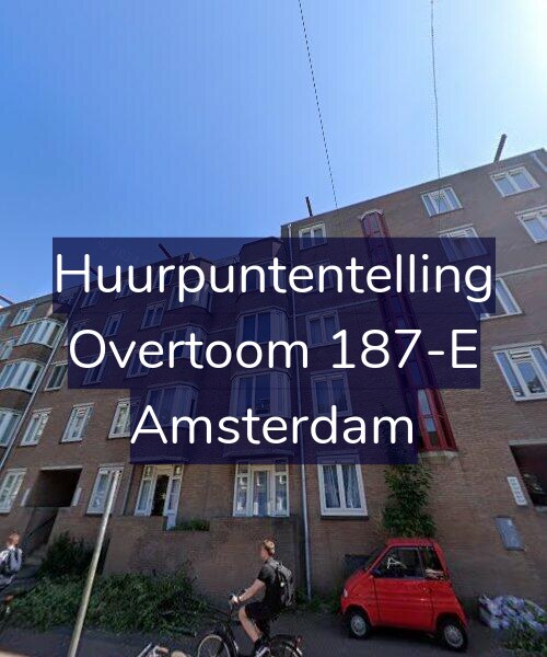 Foto gevel Huurpuntentelling voor Overtoom 187-E, Amsterdam