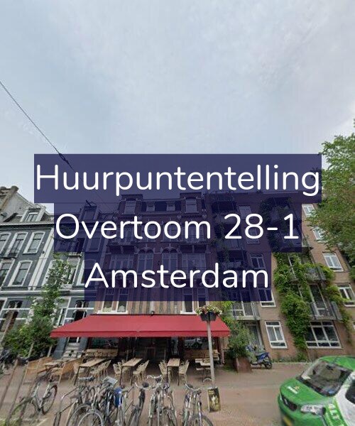 Foto gevel Huurpuntentelling voor Overtoom 28-1, Amsterdam