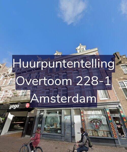 Foto gevel Huurpuntentelling voor Overtoom 228-1, Amsterdam