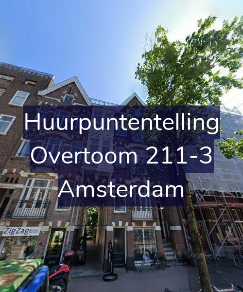 Foto gevel Huurpuntentelling voor Overtoom 211-3, Amsterdam