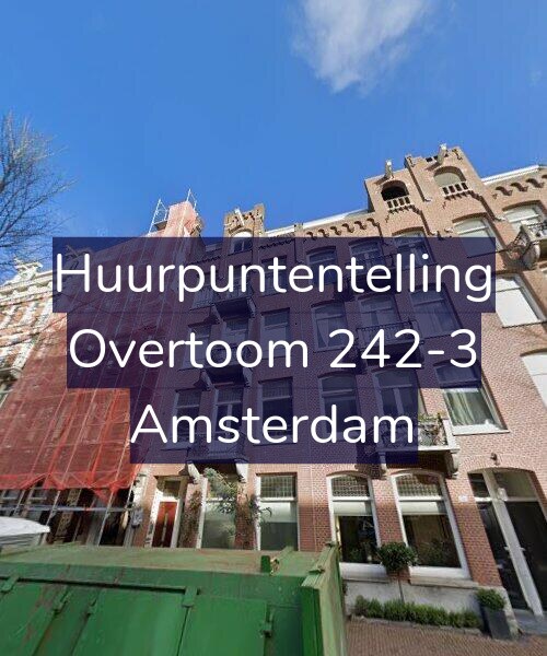 Foto gevel Huurpuntentelling voor Overtoom 242-3, Amsterdam