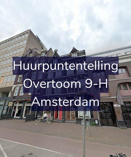 Foto gevel Huurpuntentelling voor Overtoom 9-H, Amsterdam