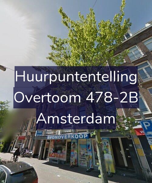 Foto gevel Huurpuntentelling voor Overtoom 478-2B, Amsterdam