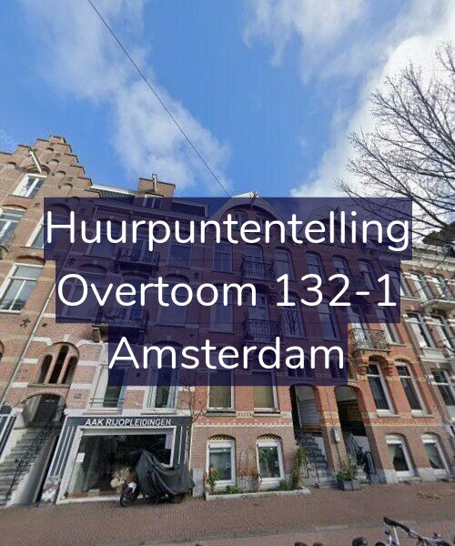Foto gevel Huurpuntentelling voor Overtoom 132-1, Amsterdam