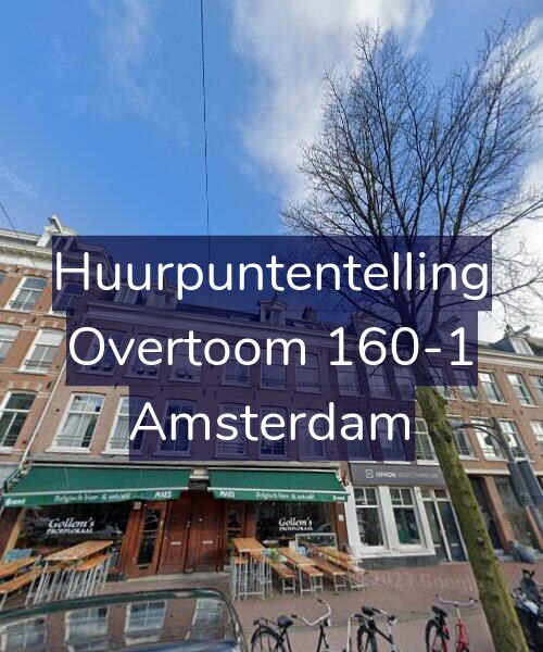 Foto gevel Huurpuntentelling voor Overtoom 160-1, Amsterdam