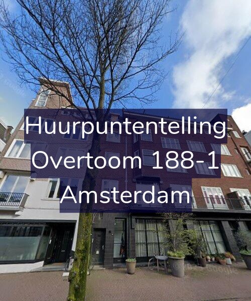 Foto gevel Huurpuntentelling voor Overtoom 188-1, Amsterdam