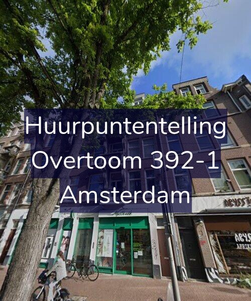 Foto gevel Huurpuntentelling voor Overtoom 392-1, Amsterdam