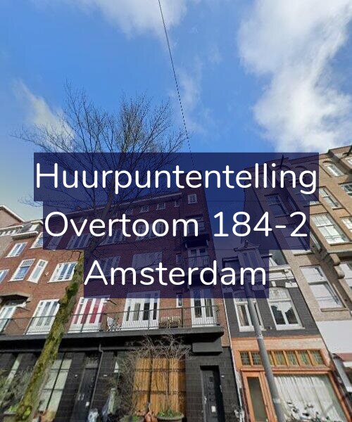 Foto gevel Huurpuntentelling voor Overtoom 184-2, Amsterdam