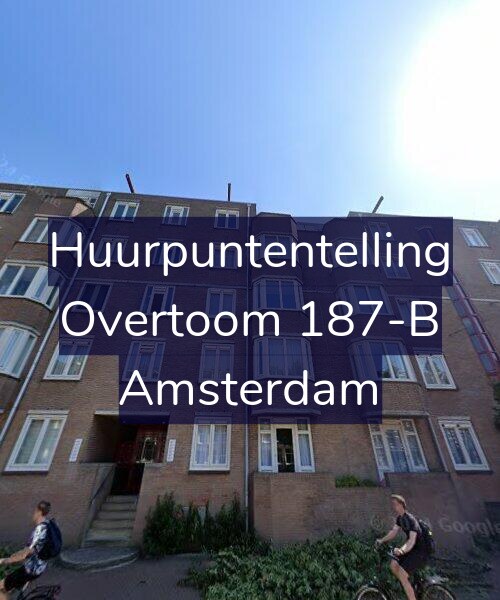 Foto gevel Huurpuntentelling voor Overtoom 187-B, Amsterdam