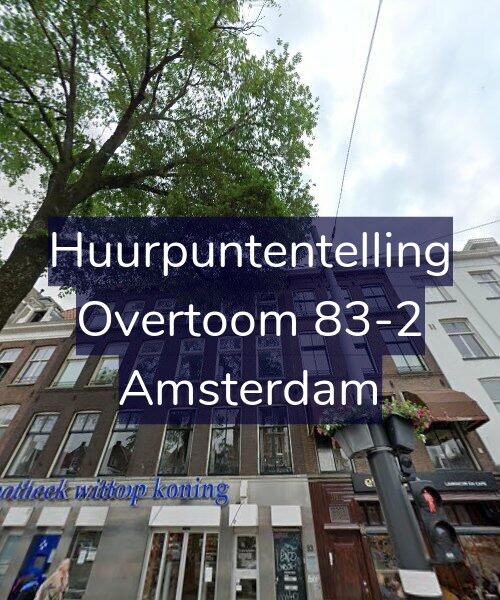 Foto gevel Huurpuntentelling voor Overtoom 83-2, Amsterdam