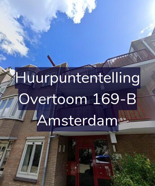 Foto gevel Huurpuntentelling voor Overtoom 169-B, Amsterdam