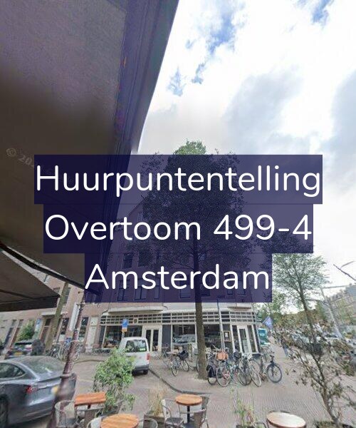 Foto gevel Huurpuntentelling voor Overtoom 499-4, Amsterdam