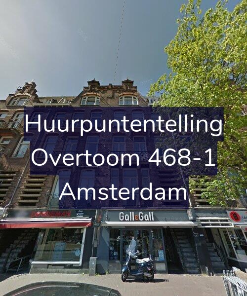 Foto gevel Huurpuntentelling voor Overtoom 468-1, Amsterdam