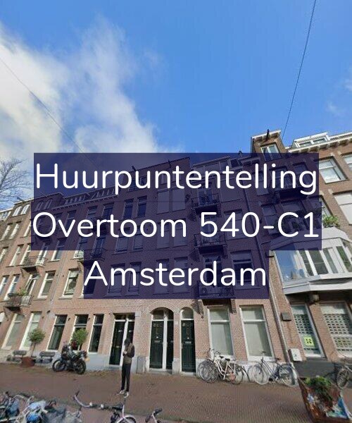 Foto gevel Huurpuntentelling voor Overtoom 540-C1, Amsterdam