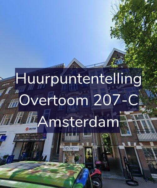 Foto gevel Huurpuntentelling voor Overtoom 207-C, Amsterdam