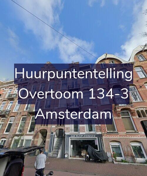 Foto gevel Huurpuntentelling voor Overtoom 134-3, Amsterdam