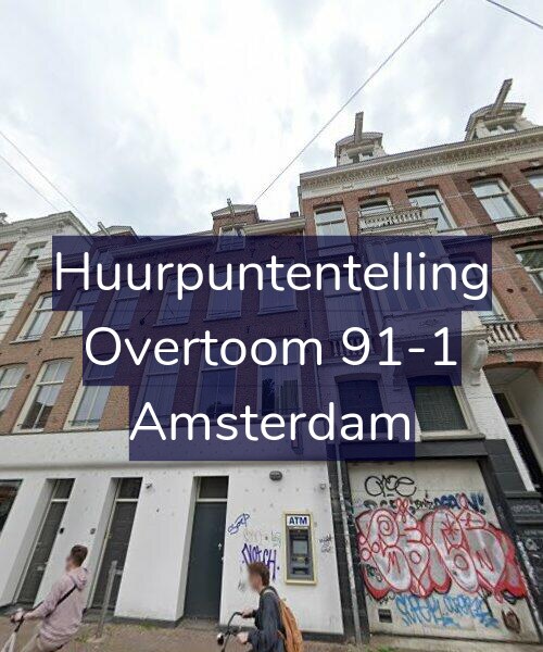 Foto gevel Huurpuntentelling voor Overtoom 91-1, Amsterdam