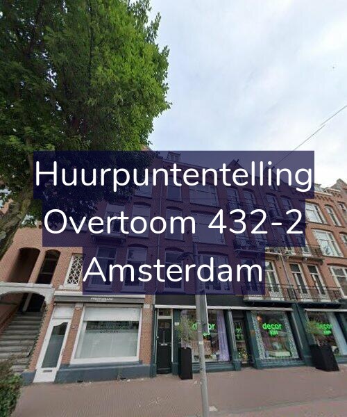 Foto gevel Huurpuntentelling voor Overtoom 432-2, Amsterdam