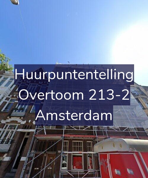 Foto gevel Huurpuntentelling voor Overtoom 213-2, Amsterdam