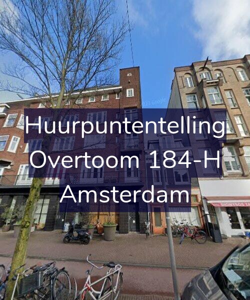 Foto gevel Huurpuntentelling voor Overtoom 184-H, Amsterdam