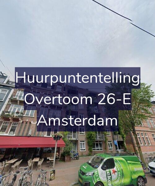 Foto gevel Huurpuntentelling voor Overtoom 26-E, Amsterdam