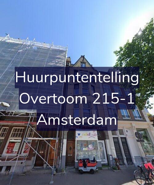 Foto gevel Huurpuntentelling voor Overtoom 215-1, Amsterdam