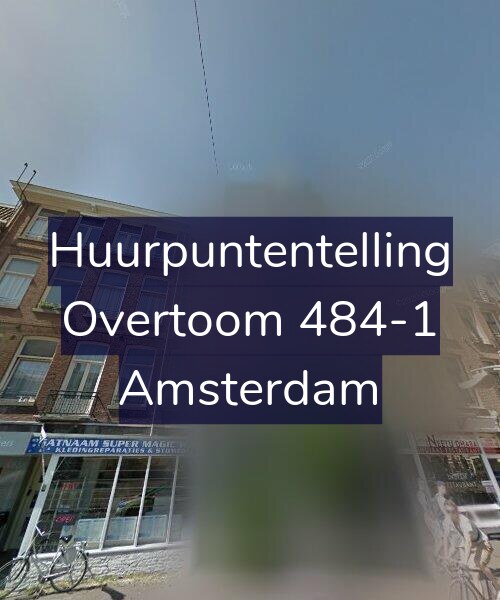 Foto gevel Huurpuntentelling voor Overtoom 484-1, Amsterdam
