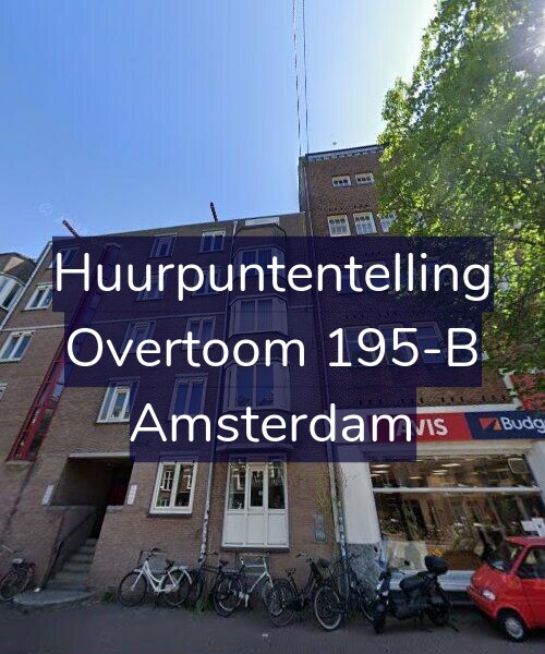 Foto gevel Huurpuntentelling voor Overtoom 195-B, Amsterdam
