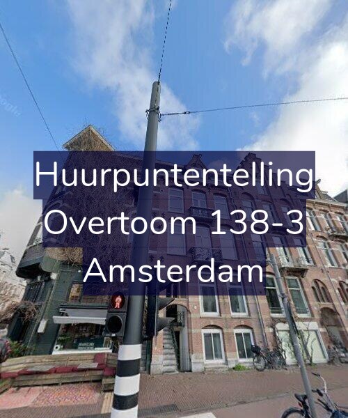 Foto gevel Huurpuntentelling voor Overtoom 138-3, Amsterdam