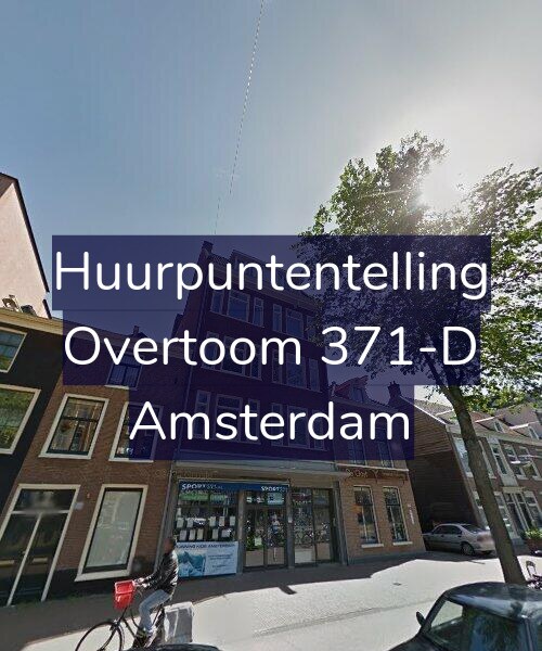 Foto gevel Huurpuntentelling voor Overtoom 371-D, Amsterdam