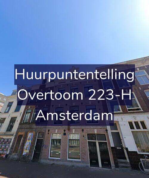 Foto gevel Huurpuntentelling voor Overtoom 223-H, Amsterdam