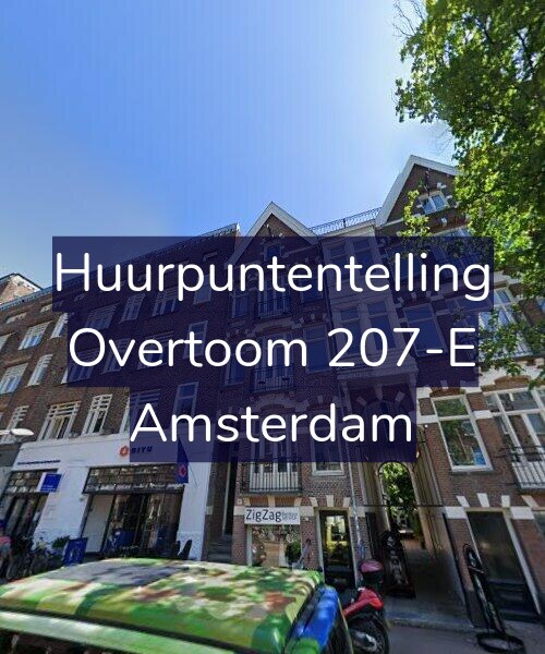 Foto gevel Huurpuntentelling voor Overtoom 207-E, Amsterdam