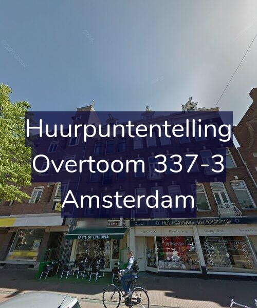 Foto gevel Huurpuntentelling voor Overtoom 337-3, Amsterdam