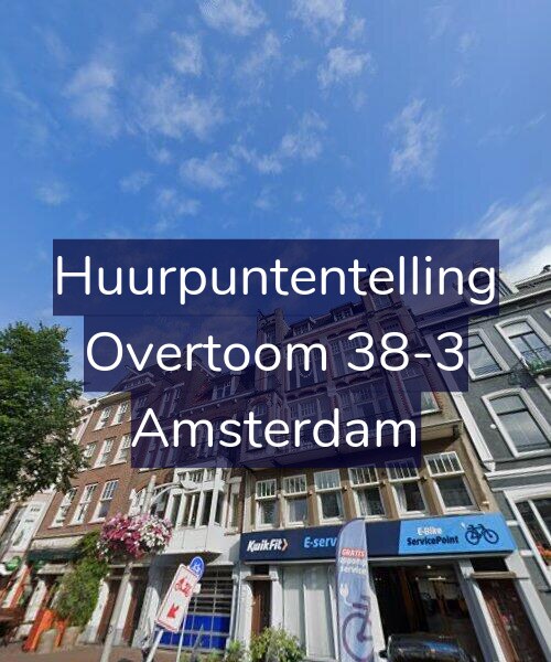 Foto gevel Huurpuntentelling voor Overtoom 38-3, Amsterdam