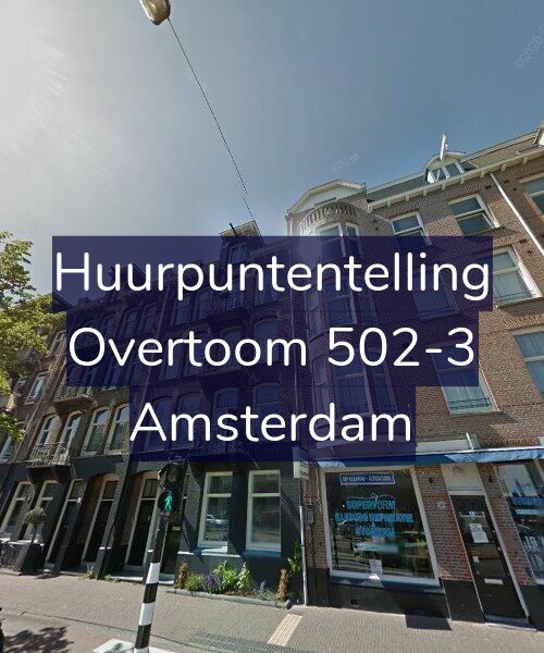 Foto gevel Huurpuntentelling voor Overtoom 502-3, Amsterdam