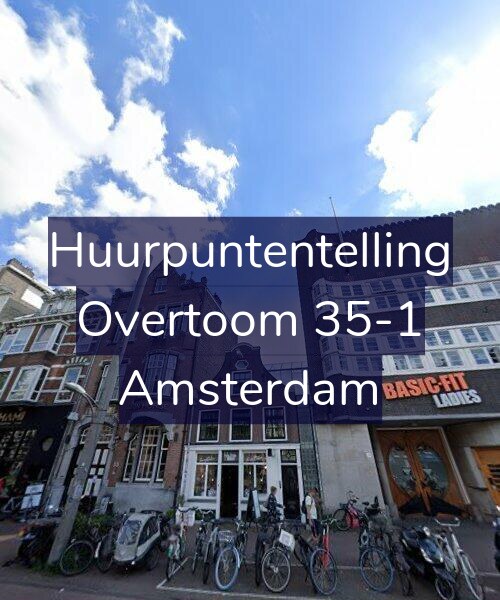 Foto gevel Huurpuntentelling voor Overtoom 35-1, Amsterdam