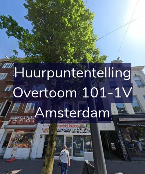 Foto gevel Huurpuntentelling voor Overtoom 101-1V, Amsterdam