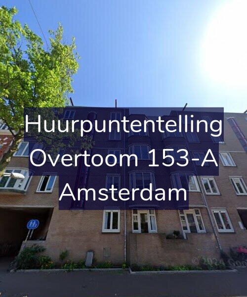 Foto gevel Huurpuntentelling voor Overtoom 153-A, Amsterdam