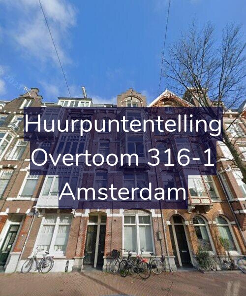 Foto gevel Huurpuntentelling voor Overtoom 316-1, Amsterdam