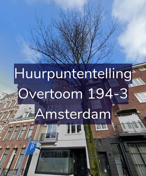 Foto gevel Huurpuntentelling voor Overtoom 194-3, Amsterdam