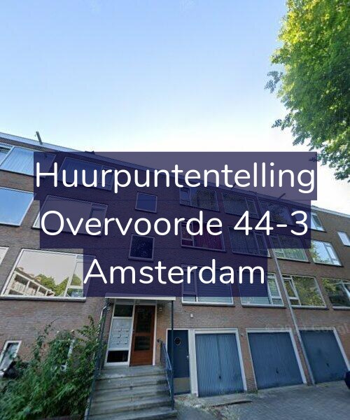Foto gevel Huurpuntentelling voor Overvoorde 44-3, Amsterdam
