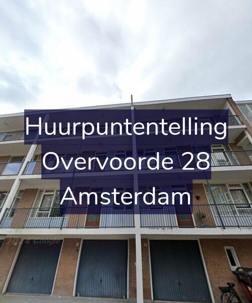 Foto gevel Huurpuntentelling voor Overvoorde 28, Amsterdam