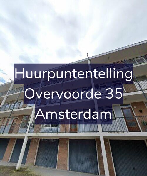 Foto gevel Huurpuntentelling voor Overvoorde 35, Amsterdam